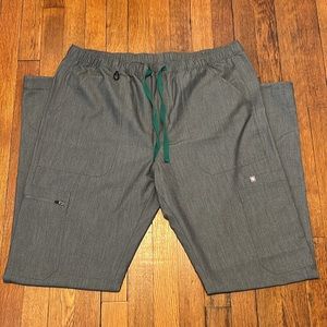 Figs Graphite Technical Colletion Scrub Pants Sz XL